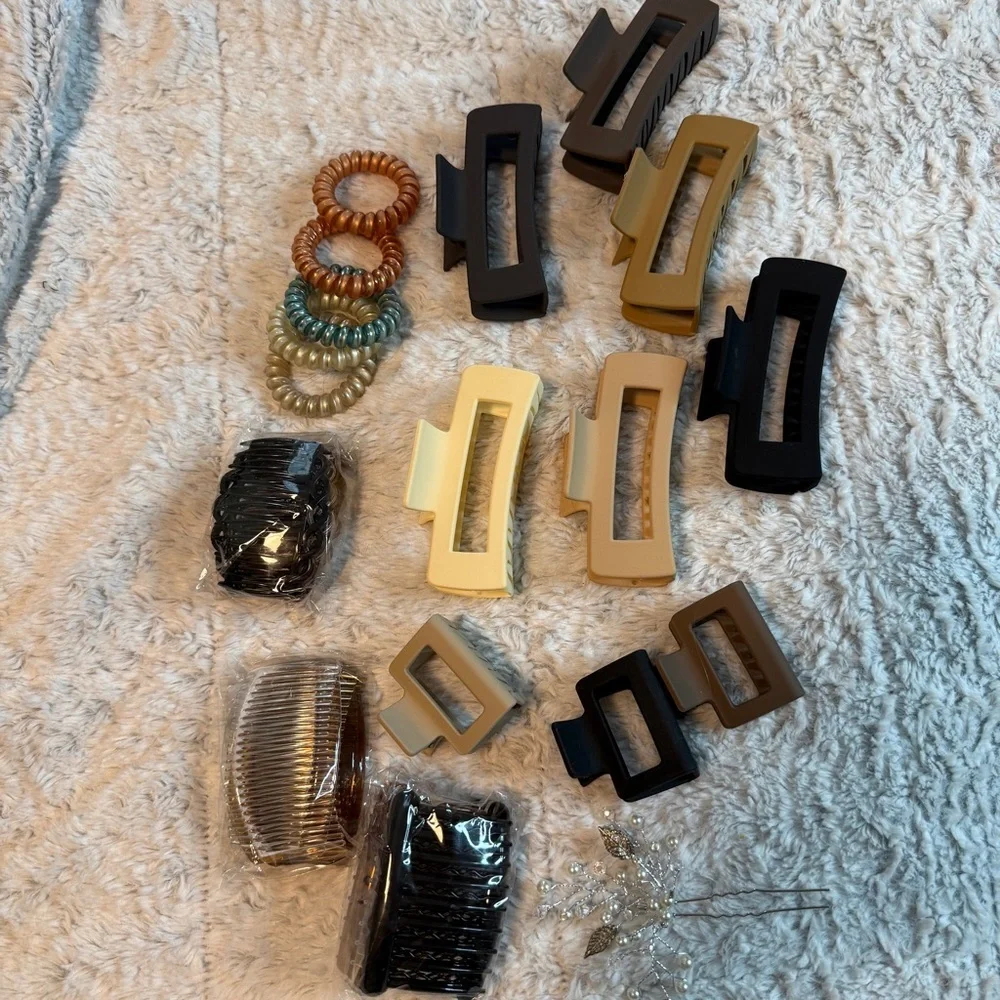 Hair clips and accessories